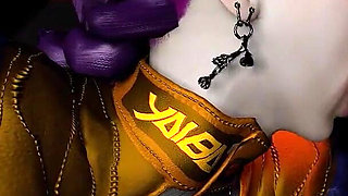 Rumi the Kpop Demon Hunters in a Double Penetration Threesome