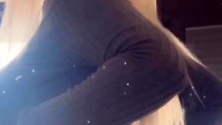 amateur little izzi flashing ass on live webcam
