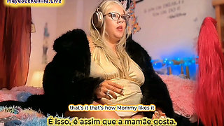 Steaming Hot JOI with Brazilian MILF BBW Goddess in Gold