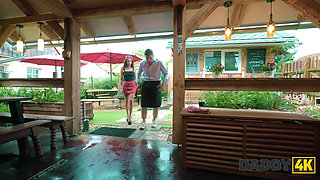 DADDY4K. His daddy served me an ORGASM dinner