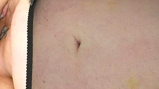 Extreme Fat Belly Mature Strap-on Fucked by Her Stepdaughter