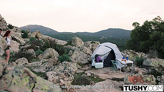 Feisty Redhead Audrey Reid Outdoor Anal Adventure - TUSHY Passionate Test