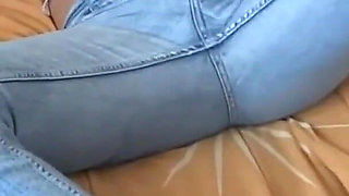 Several Scenes Lowering My Pants While Masturbating to Show off My Big Hairy Pussy