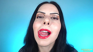 Watch Me Smoking and Worship My Face 6 - Ugly but Hot Lipstick