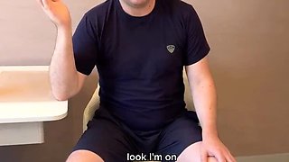 Russian Stepmom Halloween Fuck - Amateur Step Son Dressed as Maniac Fucks Petite Stepmom Doggystyle POV Blowjob Cumshot