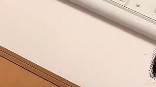 Chief Doctor Fucks Horny Skinny Asian Nurse Rena and Cums in Hairy Pussy