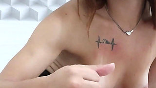 Amazing Homemade Footjob POV