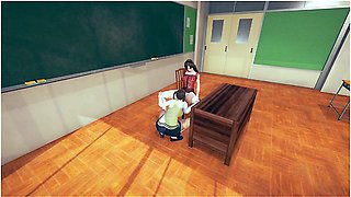 Student Licks Teacher's Pussy In Classroom While Others Watch