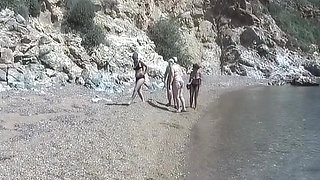 Horny Turkish Guy Fucks My Pussy at the Beach