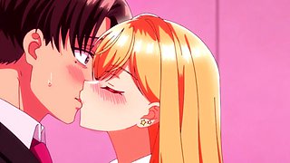 Anime college babe gets panties pulled by strict teacher