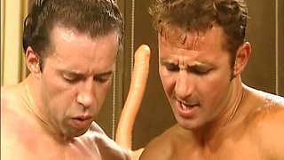 Perfect German Teen in Lingerie and Stockings Double Penetrated in Threesome