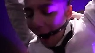 Threesome strapon japanese