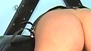 Bound Brunette MILF Endures Flogging Before Hard Sex