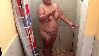 Taking a Shower in a Public Restroom.