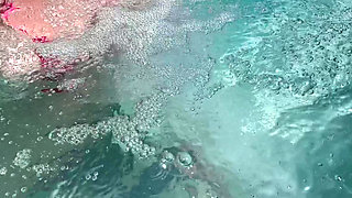 Artemisia Love Showing Her Perfect Tits in a Micro Bikini Underwater