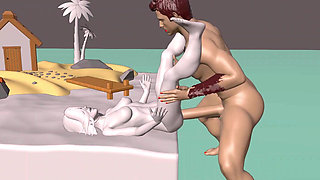 Cyberpunk 3D Adult Sex Animation Sci-Fi Character