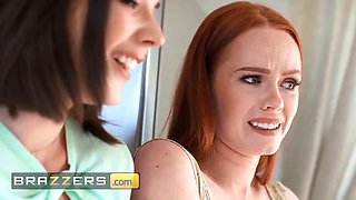 Brazzers - kinky Ella Hughes catches Eve Sweet fellating jordi’s cock and joins the steamy handyman joy
