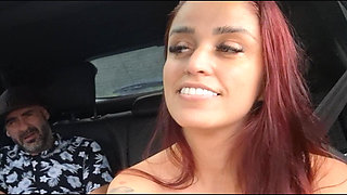 Fanny, a Ride-share Driver, Let a Passenger Masturbate!