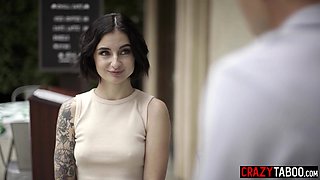 Lucky guy fucked naughty petite teen