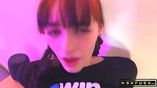 Fucked stepsister and cum in her mouth