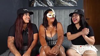 Big Tits MILF Marina Gets Double Fucked Hard by Strangers - Doggystyle & Cum in Mouth