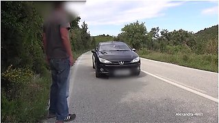 Jerking Off A Huge Cock And Squirting Up To The Ceiling! The Experienced Milf Technique - Alexandra Wett