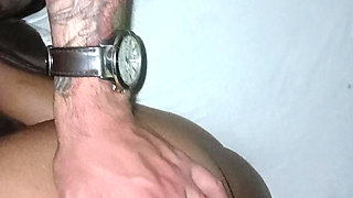 I put on all fours a brunette mother-in-law and give her cock until I cum in her black and hairy close