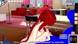 HENTAI GAME - BEAUTIFUL RED HAIR GIRLFRIEND GIVING IT ALL VERY HOT