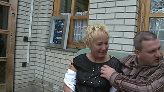 Perverse Mature Gizi Zsuzsa Outdoor Threesome Fuck