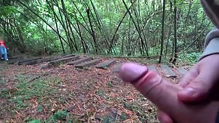 FOREST ADVENTURE pt1: Dick Flash out of control I wont let go until you cum!