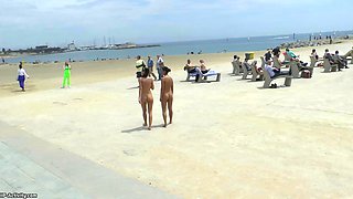 Valentina Nappi Beach Public Italian Porno Star