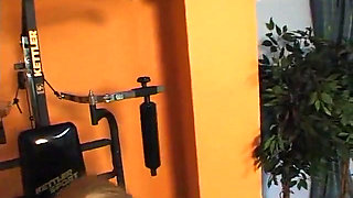 Cute blonde chick sucks hard cock at the casting