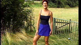 Stunnign German Lady Likes Outdoor Water Sport