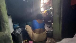 Hot women in bathroom show his body