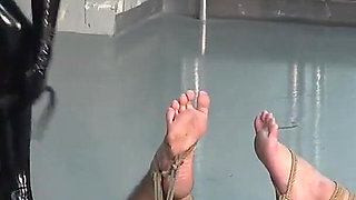 Mistress's Methods of Discipline for Men Include Electric Collars, Electric Dick Ropes, Boot Stomping, Biting, and Whipping