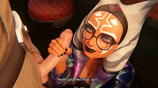 Ahsoker Parody Hentai Game Ep.1 Sucking Cock to Pay the Rebel Debt!