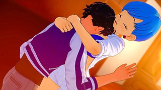 Bulma's sexy adventure in my anime fantasy