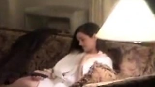 my Stepmom caught dildoing on the couch
