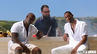 MILFY Hot Blonde MILF Millie Morgan Gets Tag Teamed By Two Monster BBCs: Porn