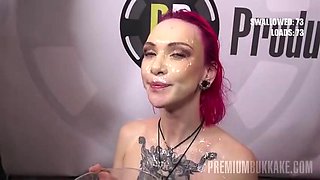 Daniela Ray Gulps 74 Bukkake Cumshot