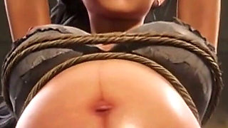18 Year Old Indian Pregnant Girl Tied in Bondage - Begging for More Cum Inside Her