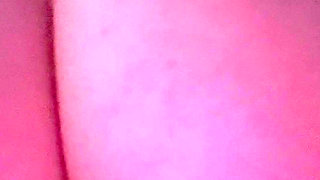 Shy girlfriend rides my cock on the sofa