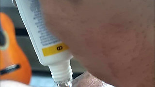 Handjob with Vaseline