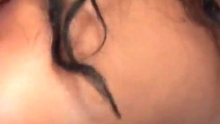 An oiled ebony chick with big ass fucked from BBC dude