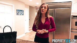 Attractive Karla and Chuck's small tits action