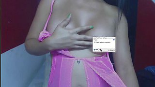 Cute Latina with Glasses Masturbates: Amateur, Bongacams  Solo Porn