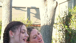 Sexy Hot Tub Threesome with Girlfriend Shrooms Q and Her Bestie Addison Vodka