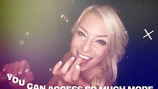 Blonde Alaina Taylor Takes Big Cock Doggy at Glory Hole
