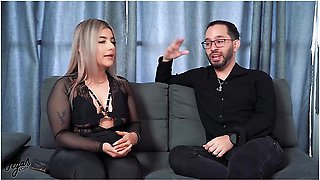 Tells Us A Little More About Her And Then Gets Fucked Hard - Naty Delgado And William Vega