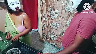 My Stepdaughter's Husband Enchanted by My Big Natural Tits - Tamil Hot Aunty Sex